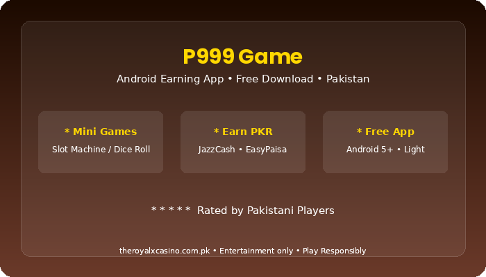 P999 Game game types explained