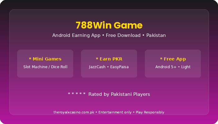 788Win Game complete guide Pakistan