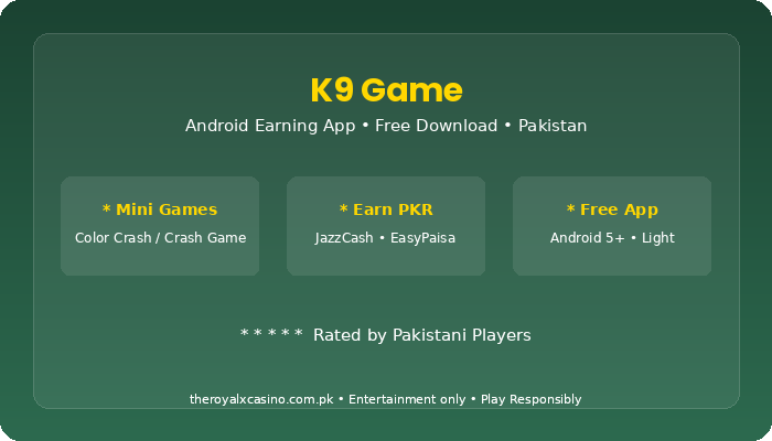 K9 Game Download APK Free Latest Version for Android Pakistan V3.2 3 K9 Game features review