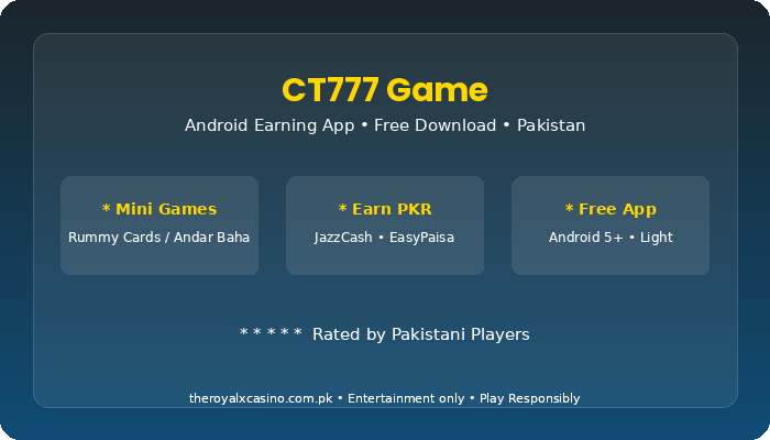 CT777 Game Download APK Free Latest Version for Android Pakistan V1.64 3 CT777 Game download install guide Pakistan