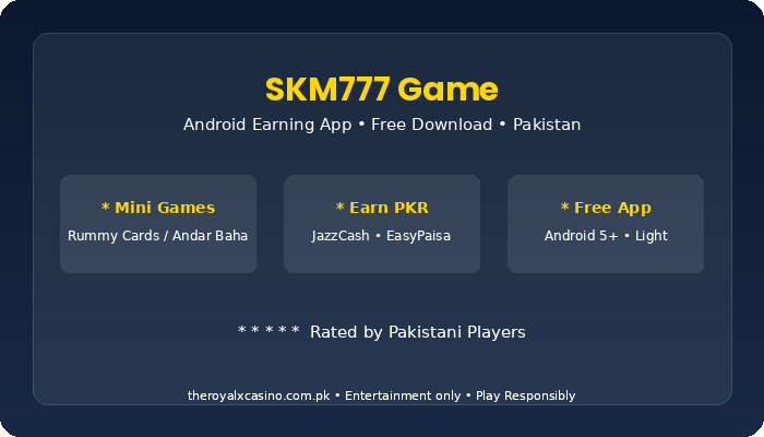 SKM777 Game vs other apps Pakistan comparison