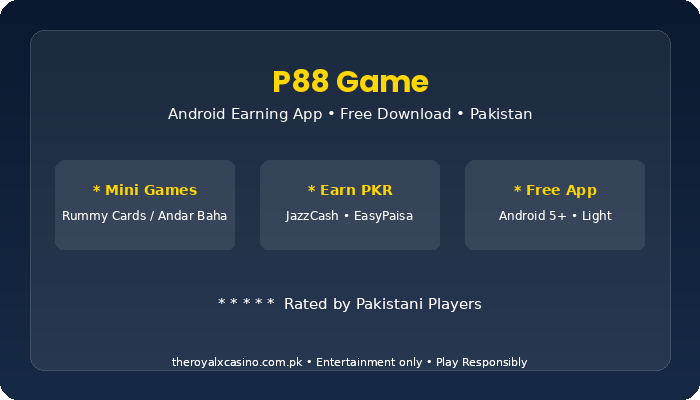 P88 Game Download APK Free Latest Version for Android Pakistan V2.0.22 3 P88 Game download install guide Pakistan
