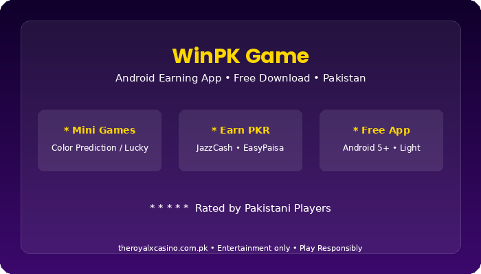 WinPK Game app review Pakistan