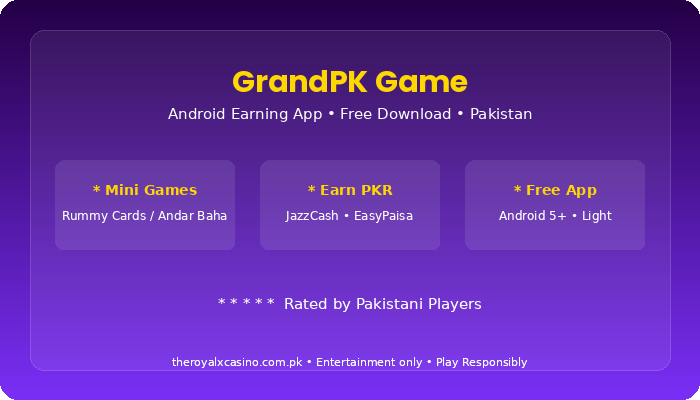 GrandPK Game vs other apps Pakistan comparison