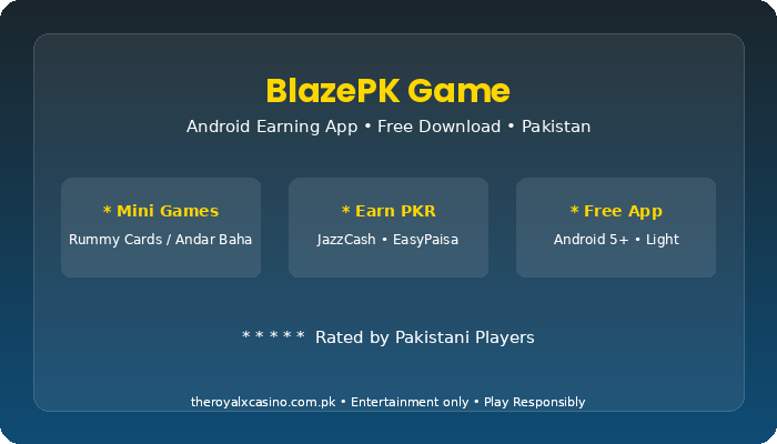 BlazePK Game Download APK Free Latest Version for Android Pakistan V1.43 3 BlazePK Game download install guide Pakistan