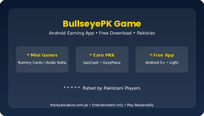 BullseyePK Game Download APK Free Latest Version for Android Pakistan V1.7 3 BullseyePK Game vs other apps Pakistan comparison