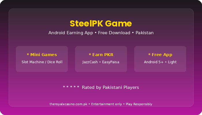 SteelPK Game Download APK Free Latest Version for Android Pakistan V2.0.22 3 SteelPK Game game types explained