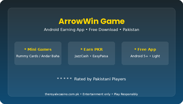 ArrowWin Game vs other apps Pakistan comparison