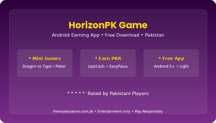HorizonPK Game beginner guide Pakistan