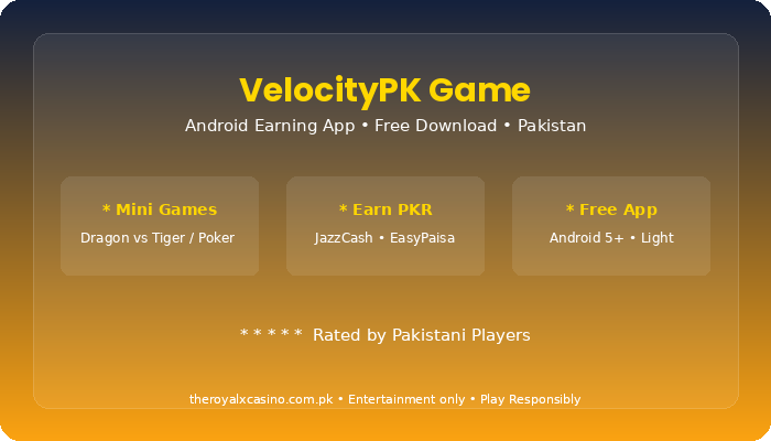 VelocityPK Game honest review pros cons